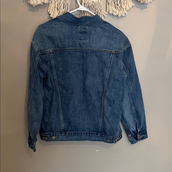 GAP Classic Blue Denim Oversized Jean Jacket - Picture 2 of 5